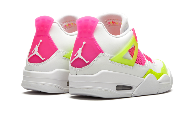 Jordan 4 Retro Weiß Zitronenpink 