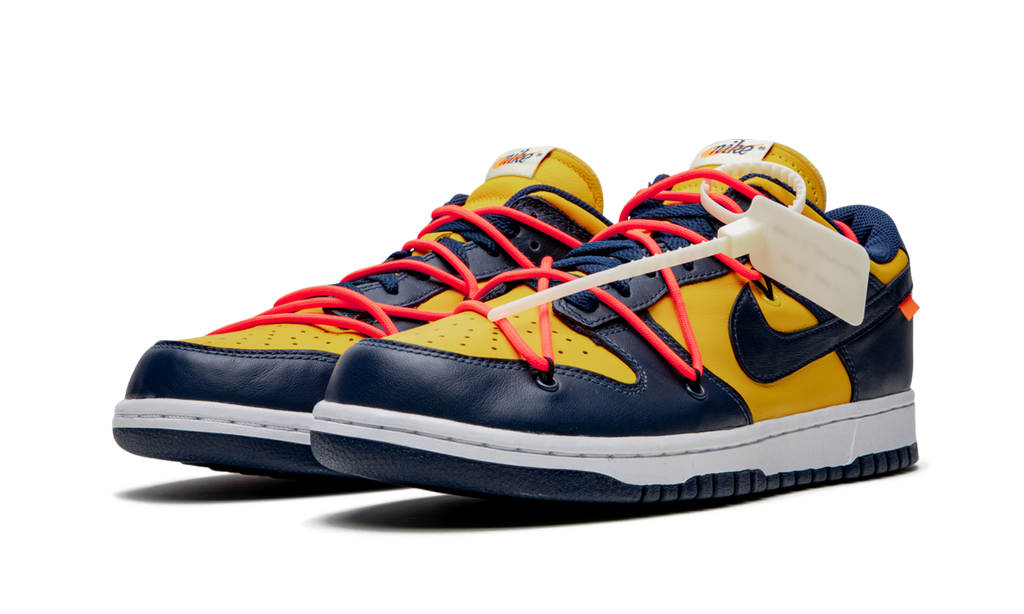 Nike Dunk Low Off-White University Gold Mindnight Navy