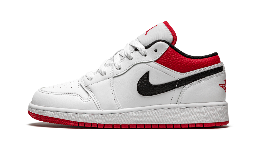 Jordan 1 Low Weiß Gym Rot 