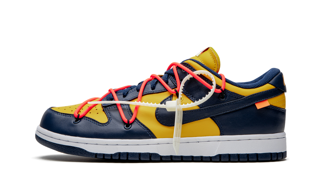 Nike Dunk Low Off-White University Gold Mindnight Navy