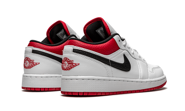 Jordan 1 Low Weiß Gym Rot 