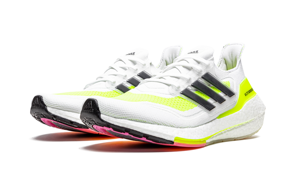 Adidas Ultraboost 21 Solar Gelb Weiß 