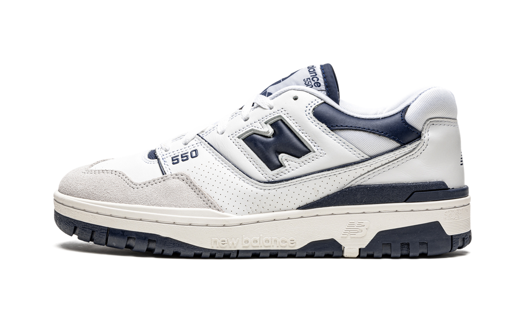 New Balance 550 Weiß Marineblau