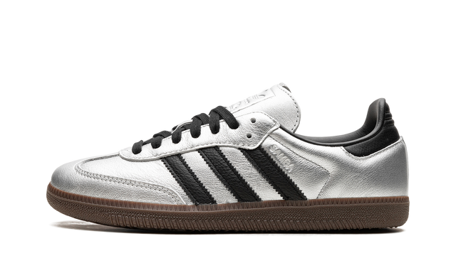 Adidas Samba Silber Metallic Schwarz Gummi