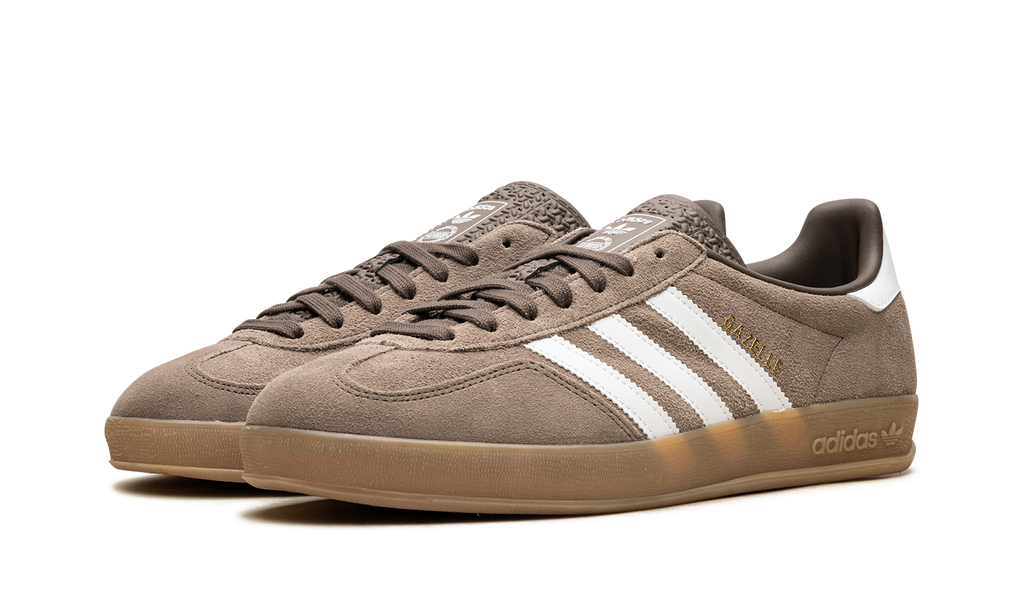 Adidas Gazelle Indoor Earth Strata Weiß Gold Metallic
