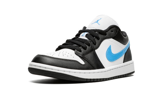 Jordan 1 Low Schwarz University Blau Weiß 