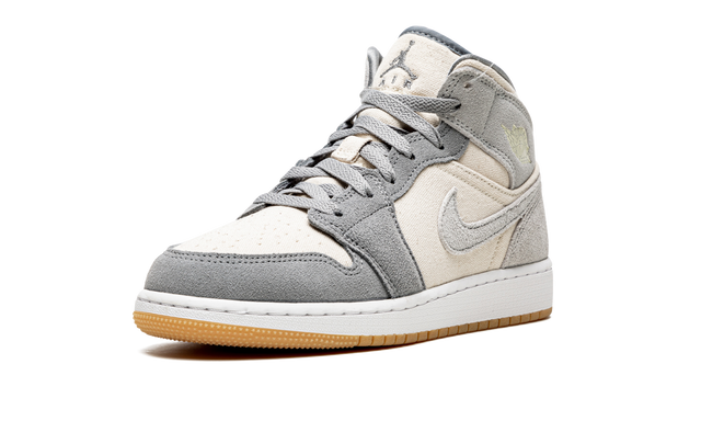 Jordan 1 Mid SE Kokosmilch Partikelgrau