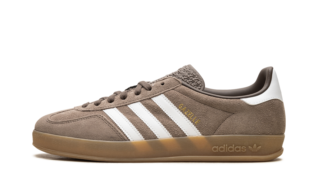 Adidas Gazelle Indoor Earth Strata Weiß Gold Metallic