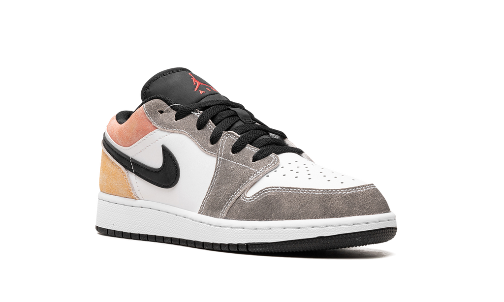 Jordan 1 Low Schwarz Grau Rosa