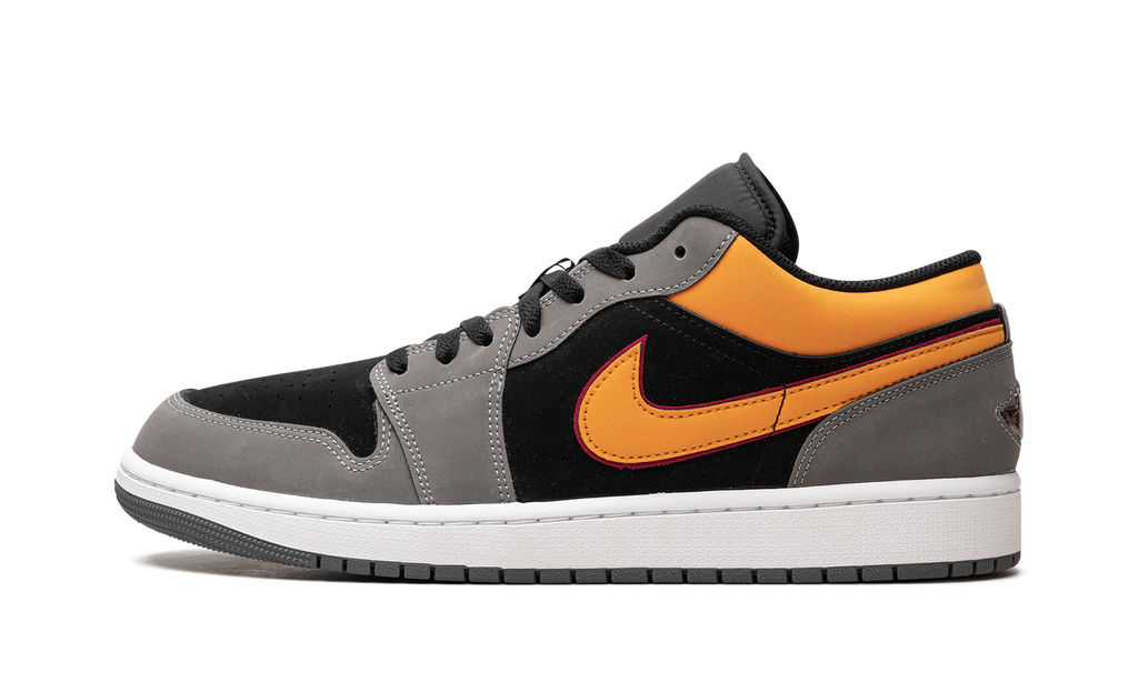 Jordan 1 Low Graphite Vivid Orange 