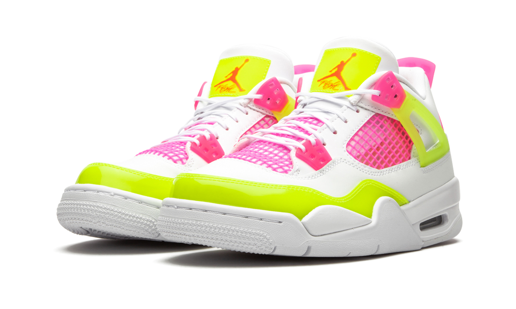 Jordan 4 Retro Weiß Zitronenpink 