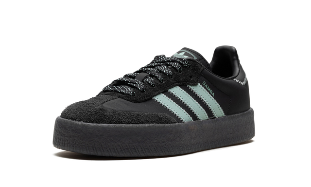Adidas Sambae Core Schwarz Haze Grün 