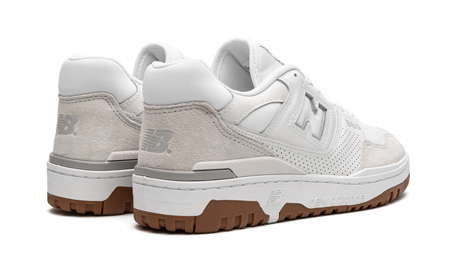 New Balance 550 Weiß/Gummi