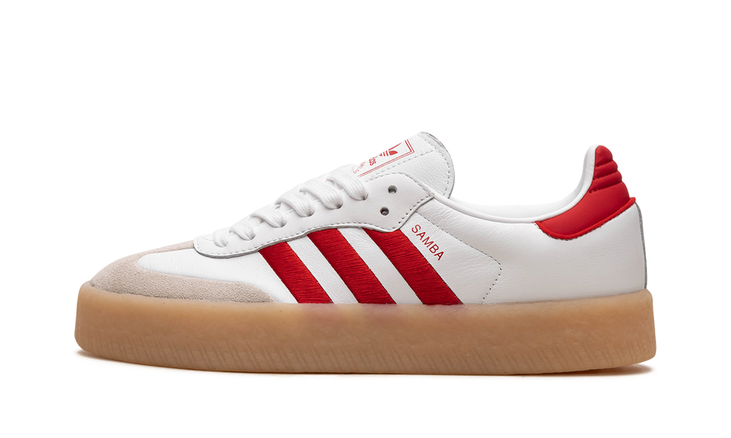 Adidas Sambae Weiß Better Scarlet Gum 