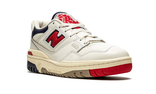 New Balance 550 Aime Leon Dore Weiß Marine Rot