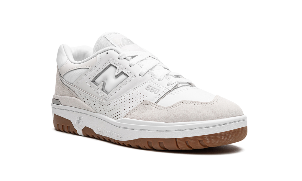 New Balance 550 Weiß/Gummi