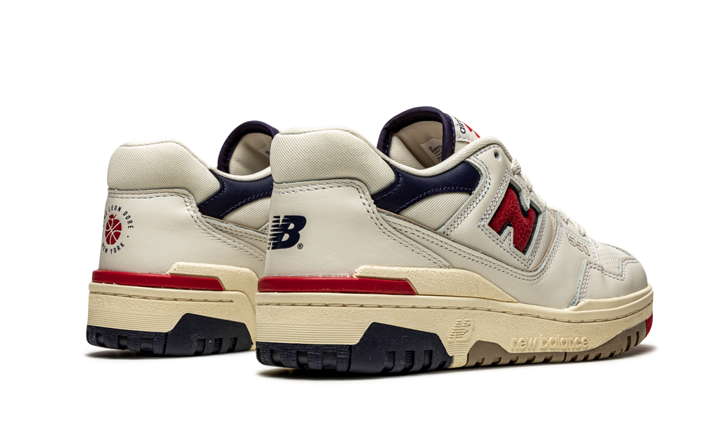 New Balance 550 Aime Leon Dore Weiß Marine Rot