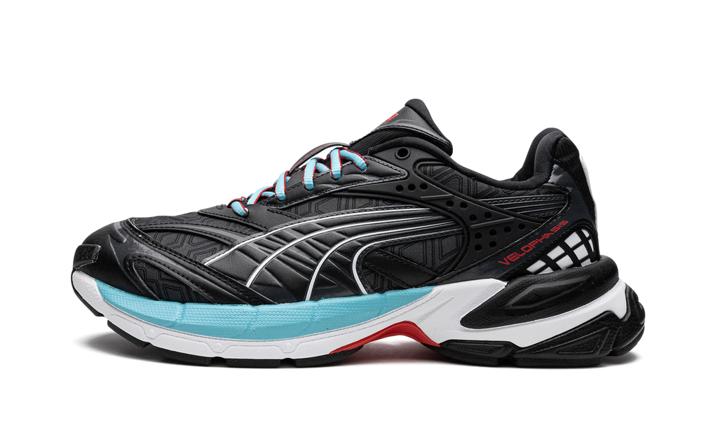Puma Velophasis Luxe Sport Schwarz und Blau