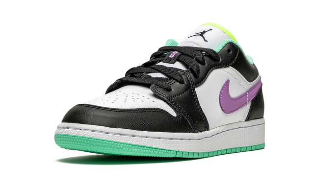 Jordan 1 Low Grün Glow Violet Shock 