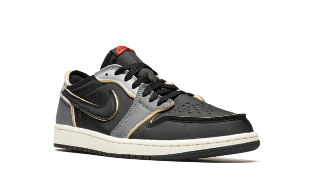 Jordan 1 Low Schwarz Rauchgrau 