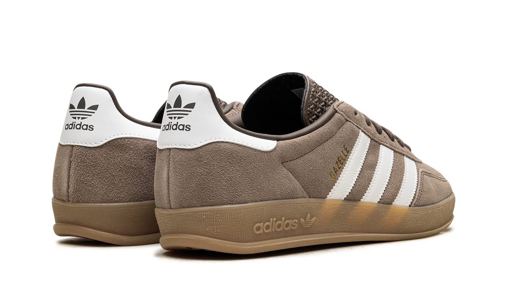 Adidas Gazelle Indoor Earth Strata Weiß Gold Metallic