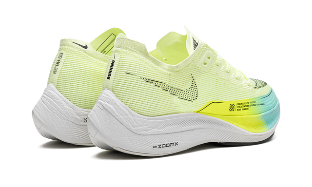 Nike ZoomX Vaporfly Next% 2 Barely Volt Türkis 