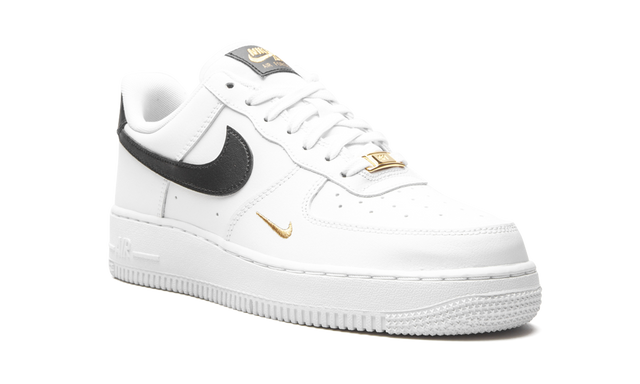 Nike Air Force 1 Essential Weiß Schwarz Gold