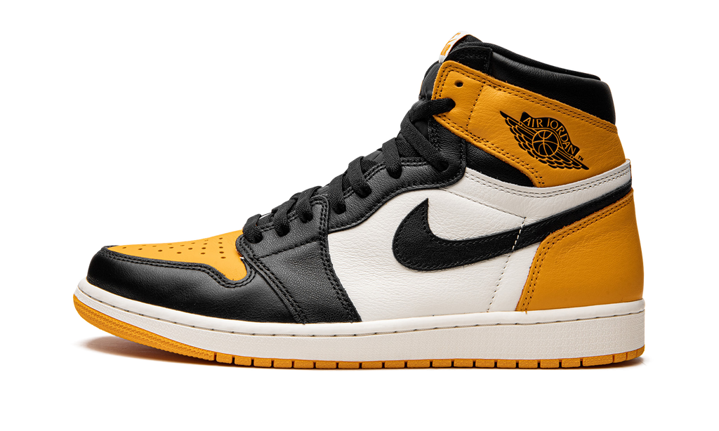 Jordan 1 Retro High Taxi Gelbe Zehenpartie