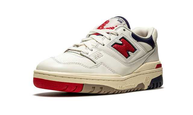 New Balance 550 Aime Leon Dore Weiß Marine Rot