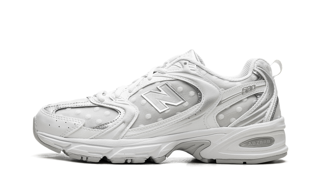 New Balance 530 Silber Metallic Polka Dots