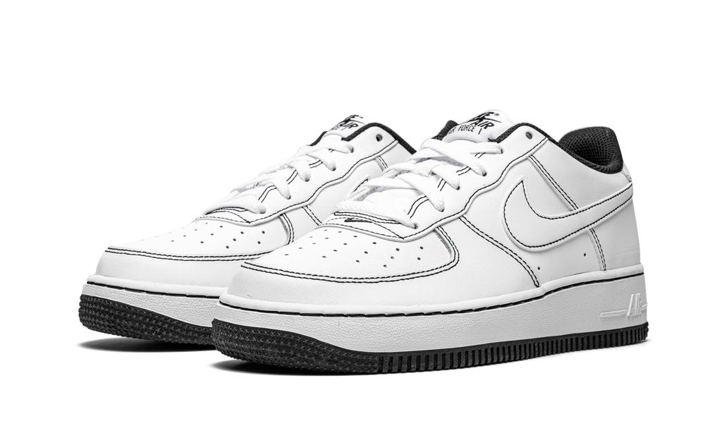 Nike Air Force 1 Low Contrast Stitch Weiß Schwarz