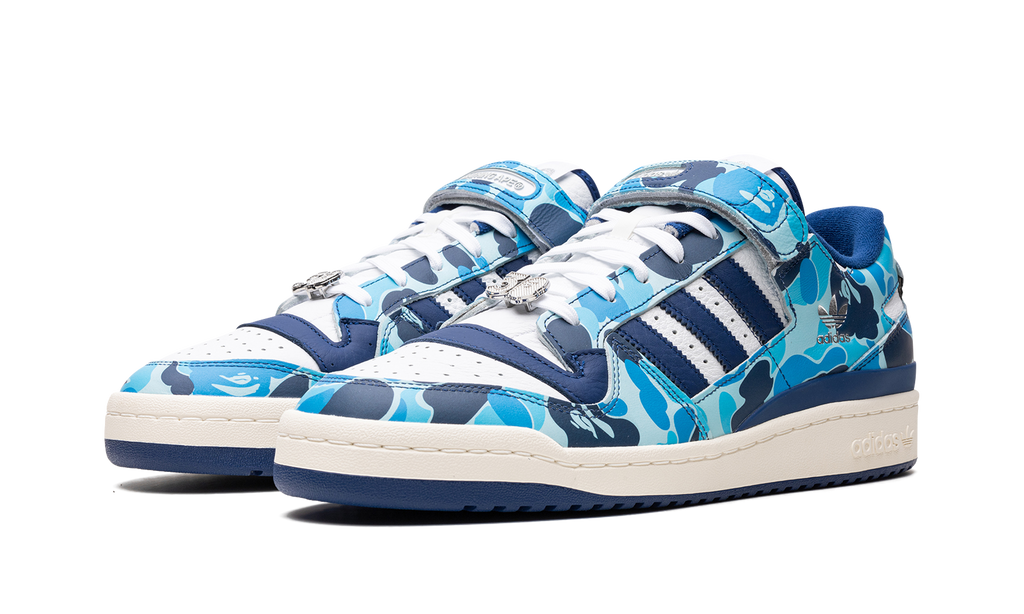 Adidas Forum 84 Low Bape 30. Jubiläum Blau Camo