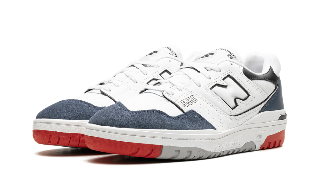 New Balance 550 Weiß Marine Rot