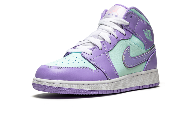 Jordan 1 Mid Lila Aqua 