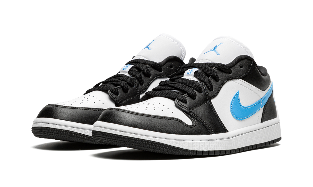 Jordan 1 Low Schwarz University Blau Weiß 