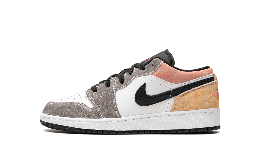 Jordan 1 Low Schwarz Grau Rosa