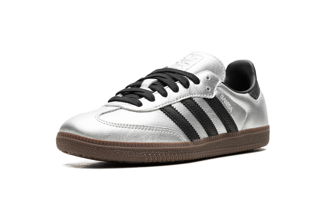 Adidas Samba Silber Metallic Schwarz Gummi