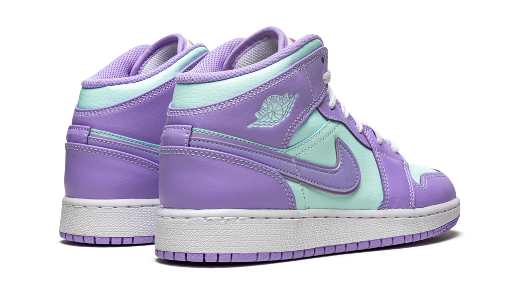 Jordan 1 Mid Lila Aqua 