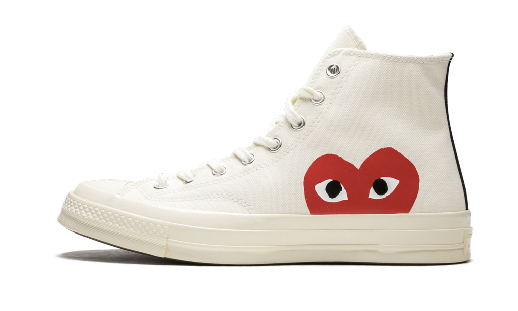 Converse Chuck Taylor All Star 70 Hi Comme des Garçons Play Weiß