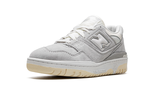 New Balance 550 Graues Wildleder