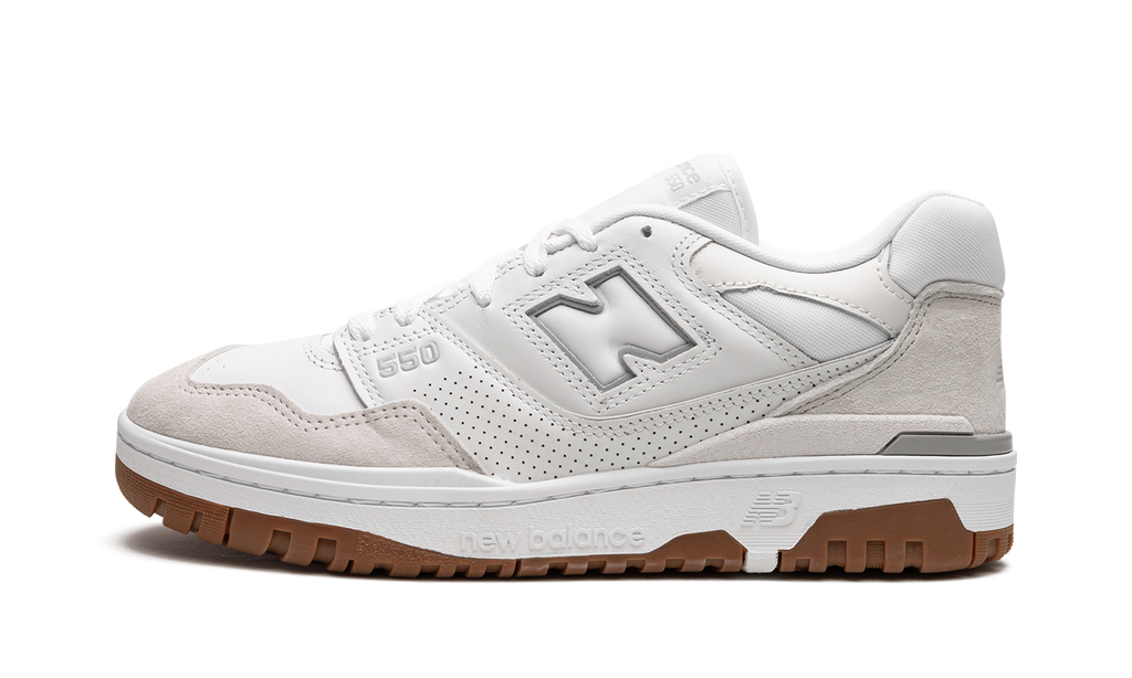 New Balance 550 Weiß/Gummi