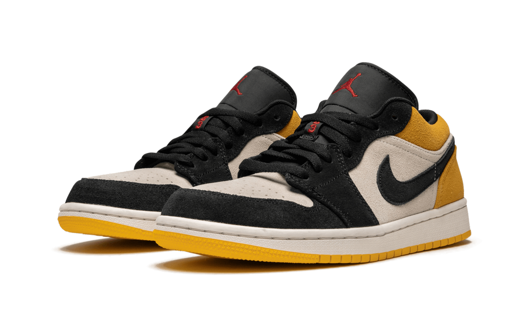 Jordan 1 Low University Gold Schwarz 
