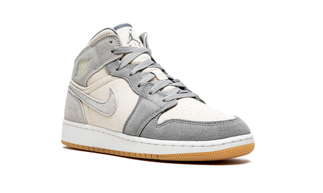 Jordan 1 Mid SE Kokosmilch Partikelgrau