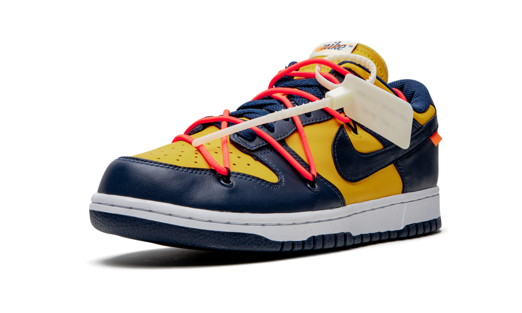 Nike Dunk Low Off-White University Gold Mindnight Navy