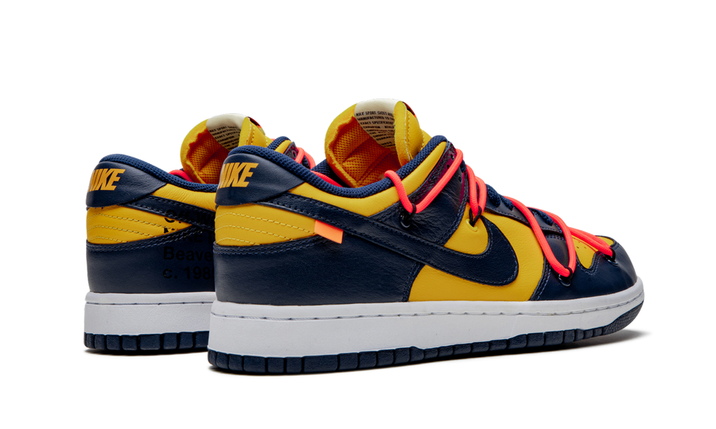 Nike Dunk Low Off-White University Gold Mindnight Navy