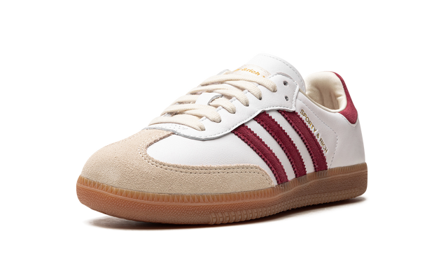 Adidas Samba Sporty &amp; Rich Weiß Kern Burgund