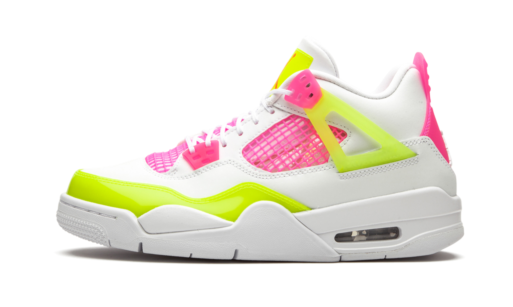 Jordan 4 Retro Weiß Zitronenpink 