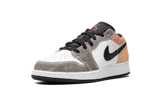Jordan 1 Low Schwarz Grau Rosa