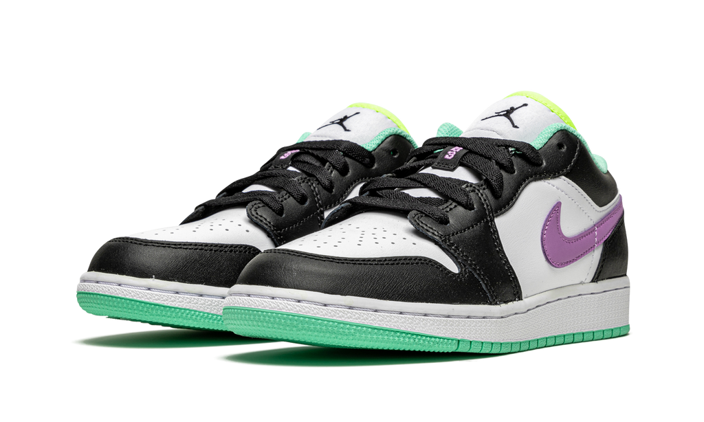Jordan 1 Low Grün Glow Violet Shock 