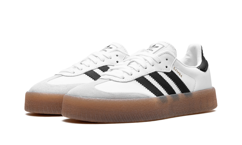 Adidas Sambae Weiß Schwarz Gummi 